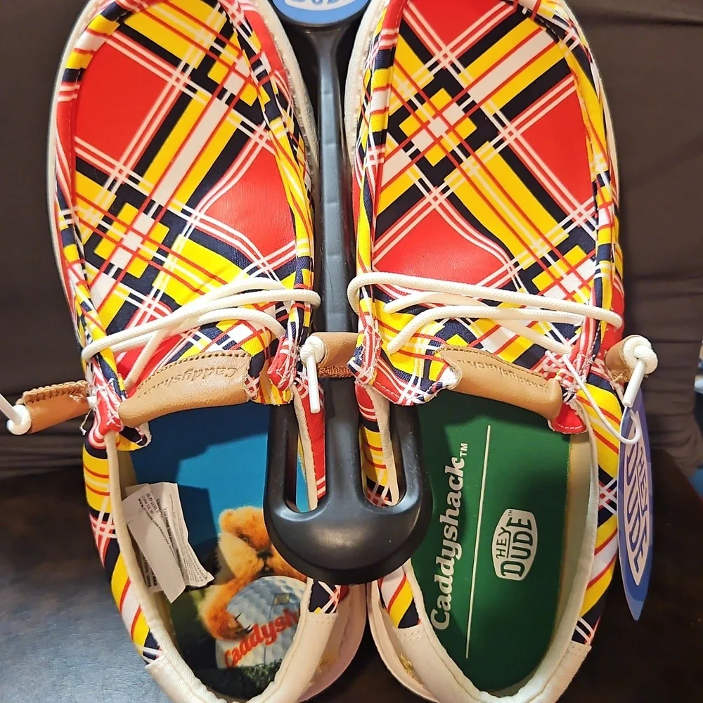 Hey Dude Men's Wally Caddy Shack Shoes: LIMITED EDITION: NEW WITH TAGS: SIZE 9